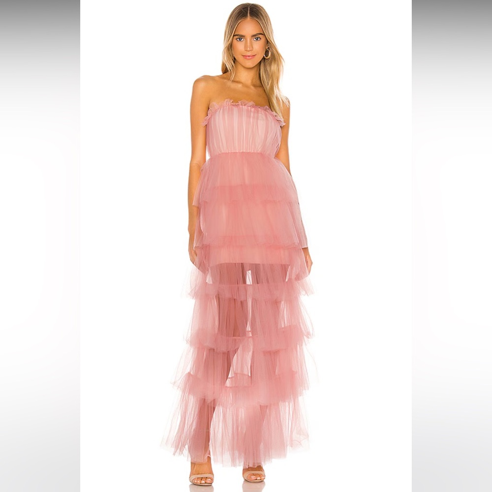 Lovers + Friends Pink Maxi Dress